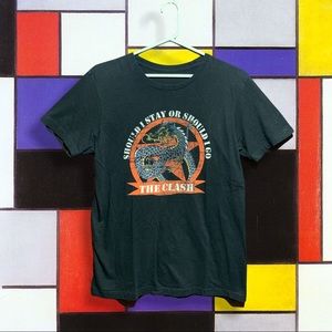 The Clash Should I stay or Should I Go tee men’s size small.